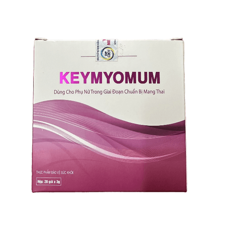 Viên Uống Bổ Trứng Keymyomum - Tăng Khả Năng Thụ Thai, Cải Thiện Chất Lượng Trứng, Hỗ Trợ IUI/IVF - Hộp 20 Gói x 3g